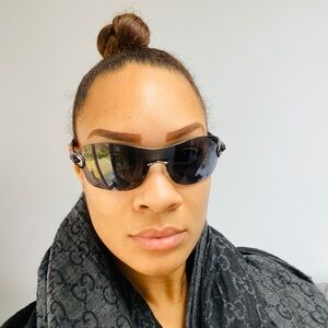 Vintage Oakley Compulsive Squared Sunglasses (Brown)